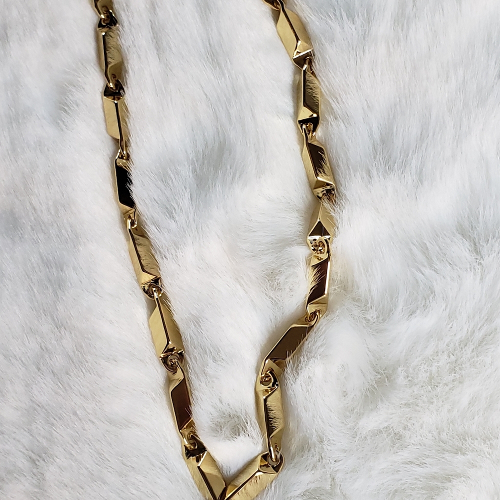 Rebecca Minkoff Textured Bar Chain Necklace - Picture 2 of 8